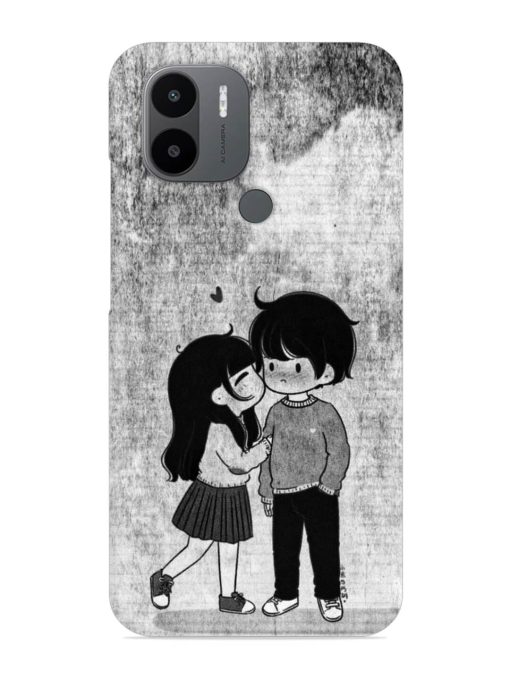 Couple Love Highlights Snap Case for Poco C50 Zapvi