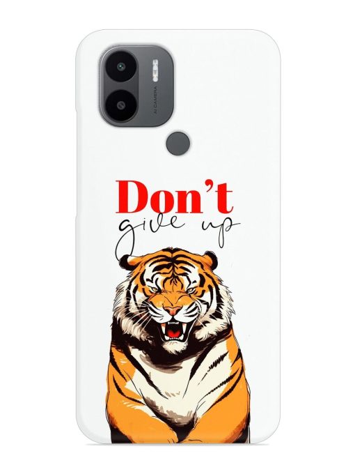 Don'T Give Up Tiger Art Snap Case for Poco C50 Zapvi