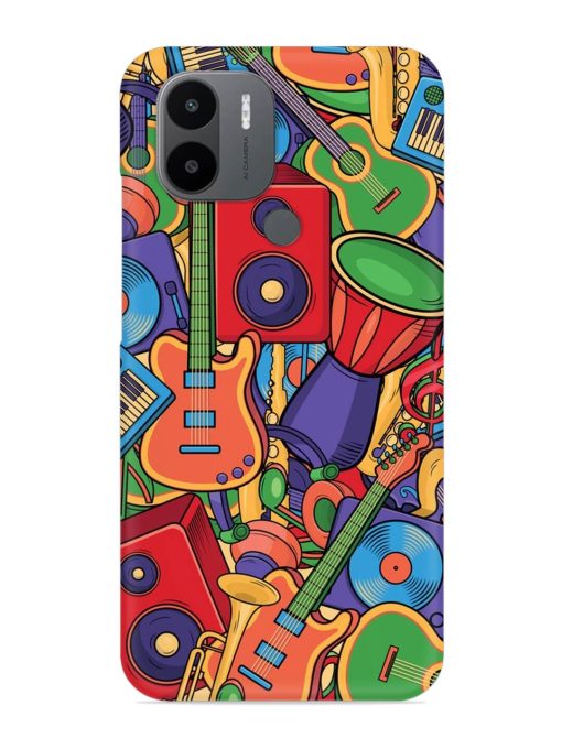 Colorful Music Art Snap Case for Poco C50 Zapvi