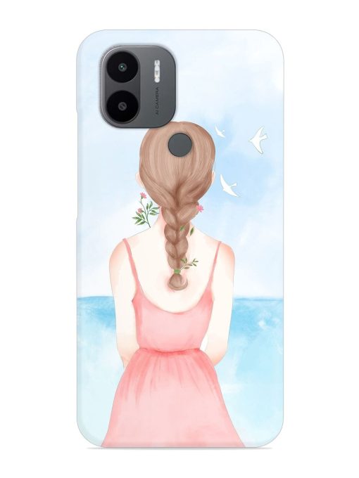 Watercolor Girl Vector Snap Case for Poco C50 Zapvi