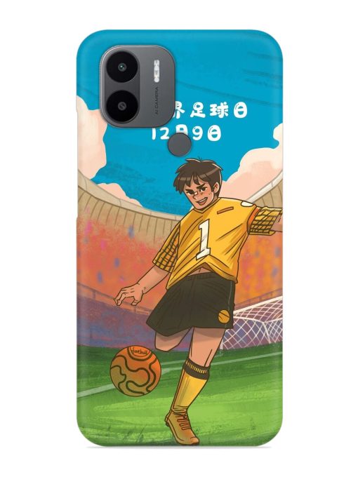 Soccer Kick Snap Case for Poco C50 Zapvi