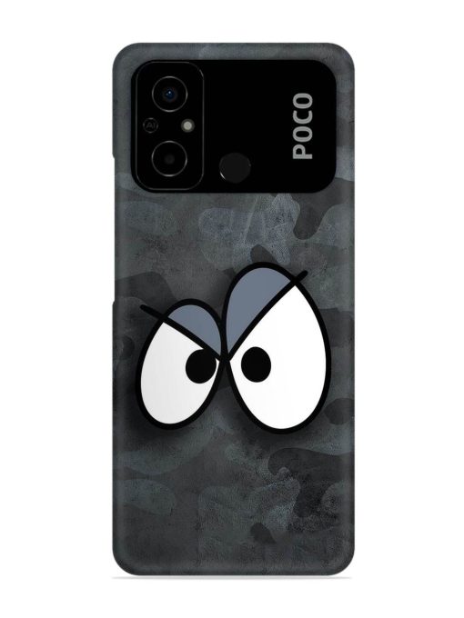 Big Eyes Night Mode Snap Case for Poco C55 Zapvi