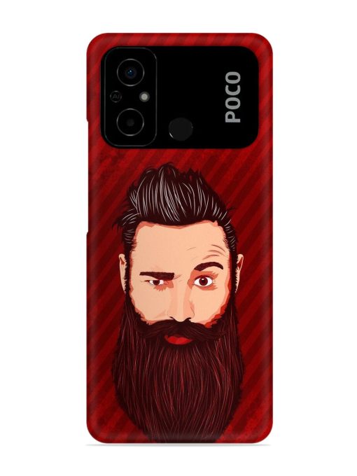 Beardo Man Snap Case for Poco C55