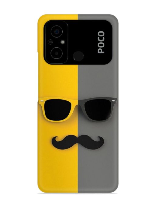 Stylish Goggle Snap Case for Poco C55