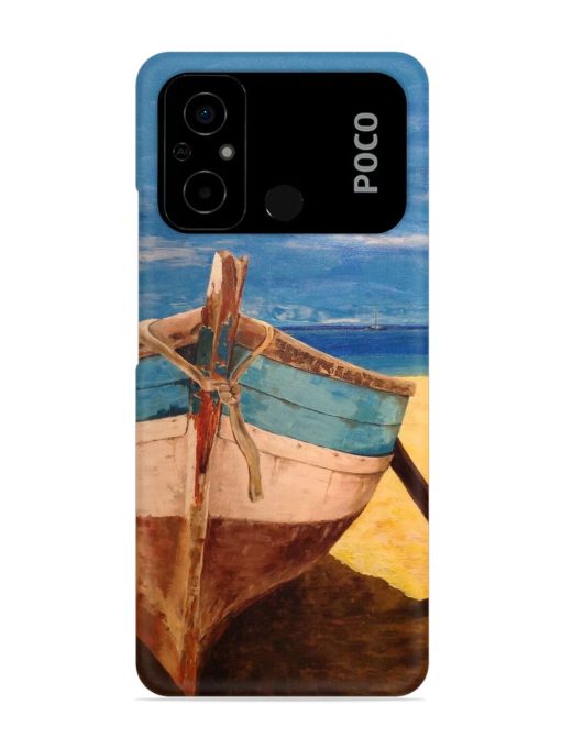 Canvas Painting Snap Case for Poco C55 Zapvi