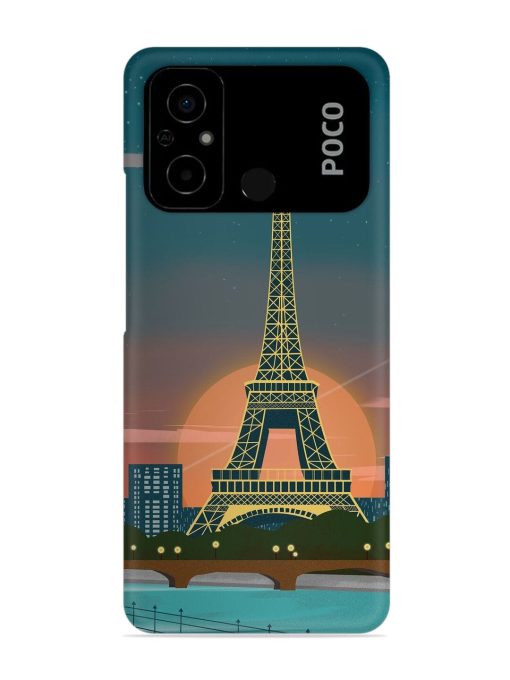 Scenery Architecture France Paris Snap Case for Poco C55 Zapvi