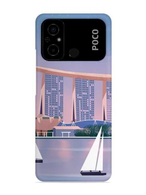 Singapore Scenery Architecture Snap Case for Poco C55 Zapvi