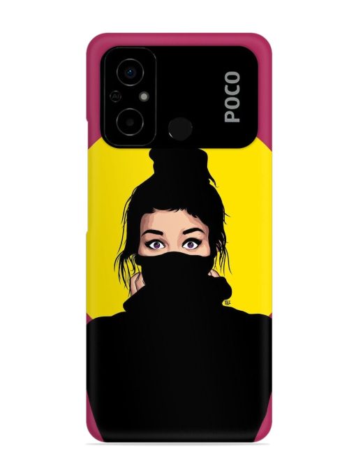 Girly Vector Snap Case for Poco C55 Zapvi