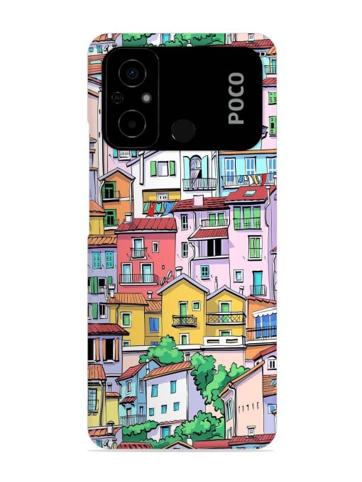 Europe Old Town Snap Case for Poco C55 Zapvi