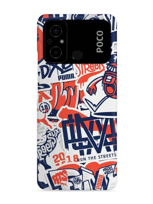 Run The Street Snap Case for Poco C55 Zapvi