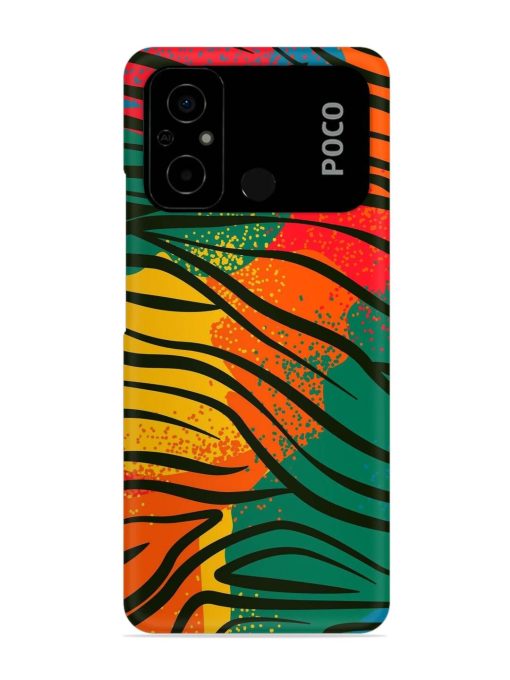 Bright Colorful Snap Case for Poco C55 Zapvi