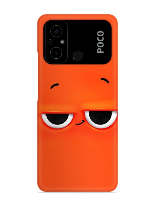 Smiley Face Snap Case for Poco C55 Zapvi