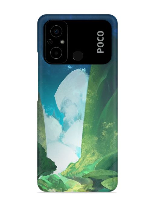 Abstract Art Of Nature Snap Case for Poco C55 Zapvi