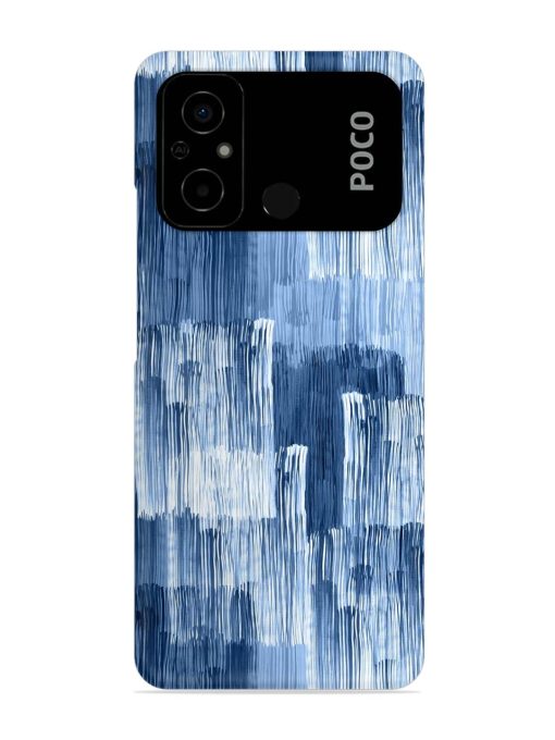 Abstract Pattern Stripes Snap Case for Poco C55 Zapvi