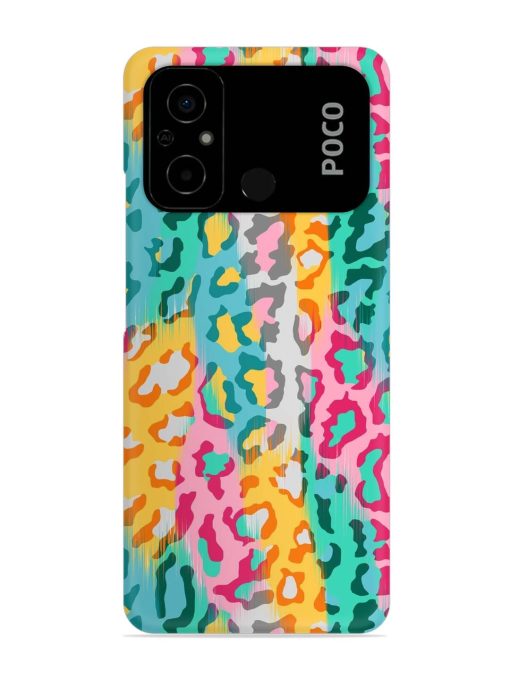 Seamless Vector Colorful Snap Case for Poco C55 Zapvi