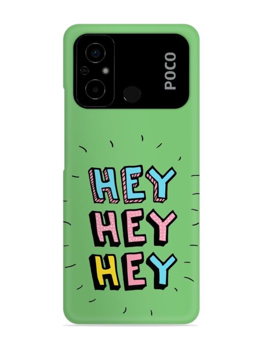 Hey Vector Cartoon Snap Case for Poco C55 Zapvi