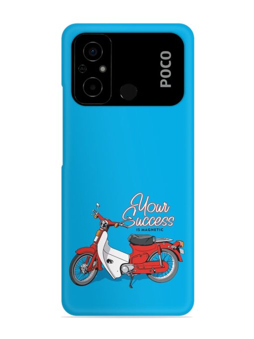 Motorcycles Image Vector Snap Case for Poco C55