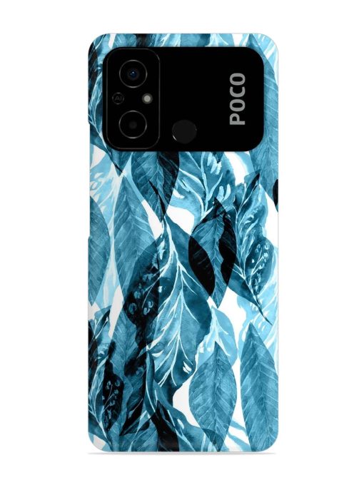 Leaves Pattern Jungle Snap Case for Poco C55 Zapvi