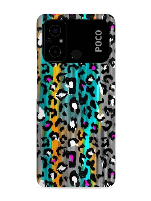 Mix Animal Skin Snap Case for Poco C55 Zapvi