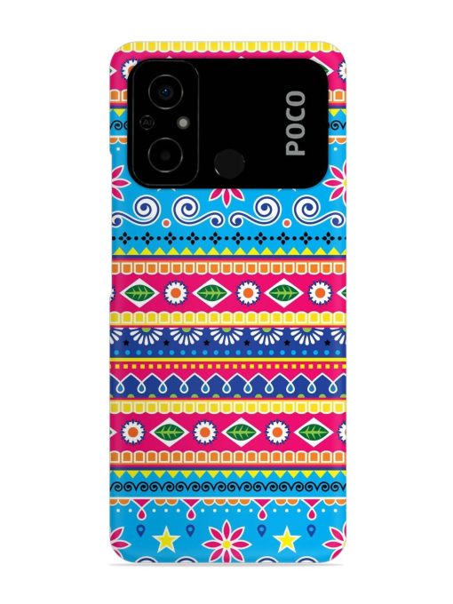 Indian Seamless Snap Case for Poco C55 Zapvi