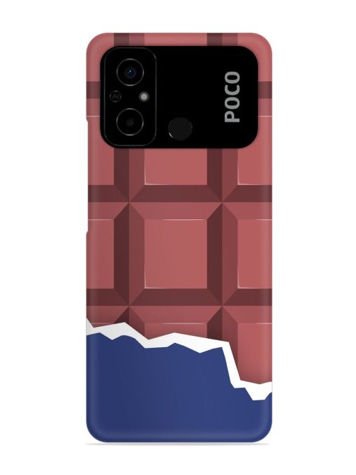 Chocolate Vector Art Snap Case for Poco C55 Zapvi