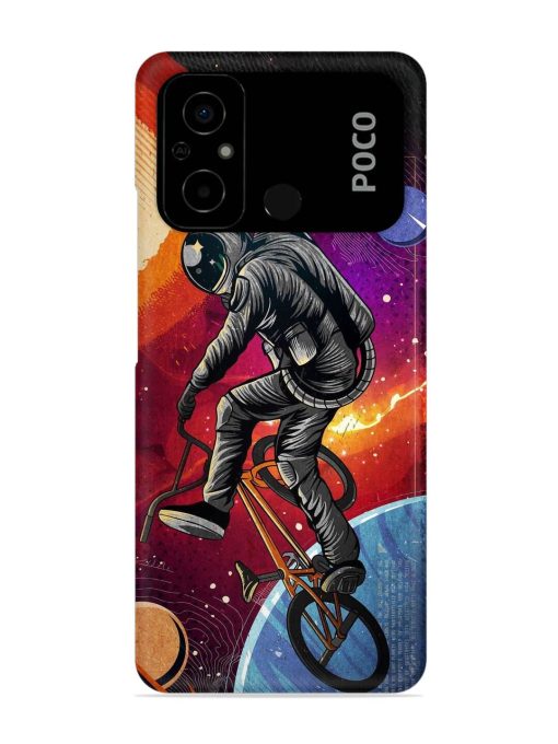 Super Eclipse Bmx Bike Snap Case for Poco C55 Zapvi