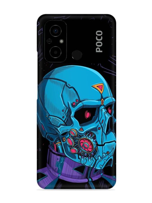 Skull Robo Vector Snap Case for Poco C55