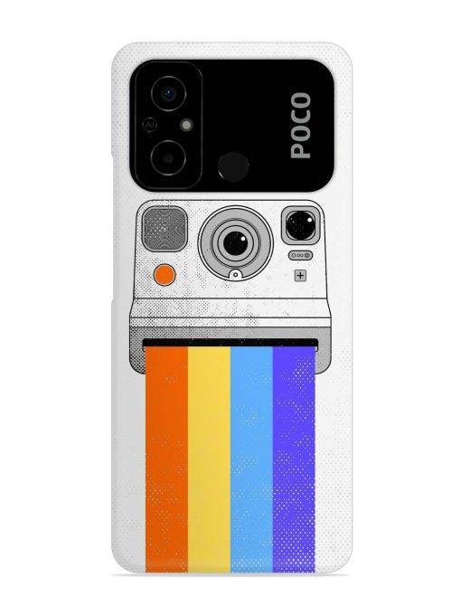 Retro Camera Art Snap Case for Poco C55 Zapvi