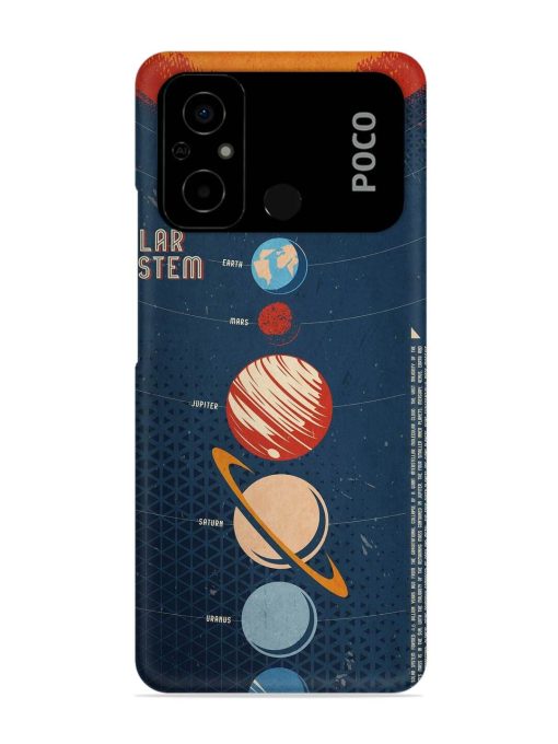 Solar System Vector Snap Case for Poco C55