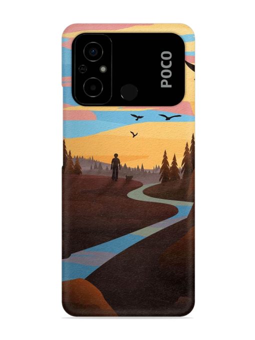 Natural Landscape Art Snap Case for Poco C55 Zapvi