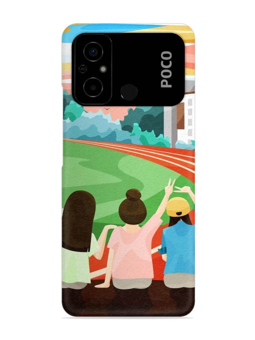 School Playground Snap Case for Poco C55