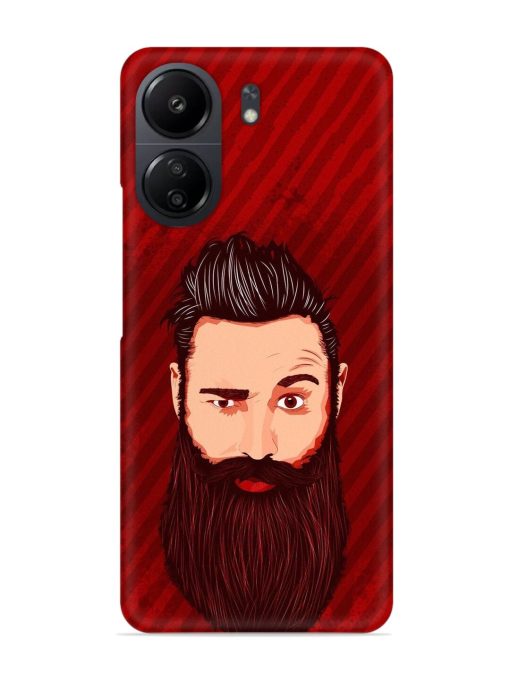 Beardo Man Snap Case for Poco C65 Zapvi