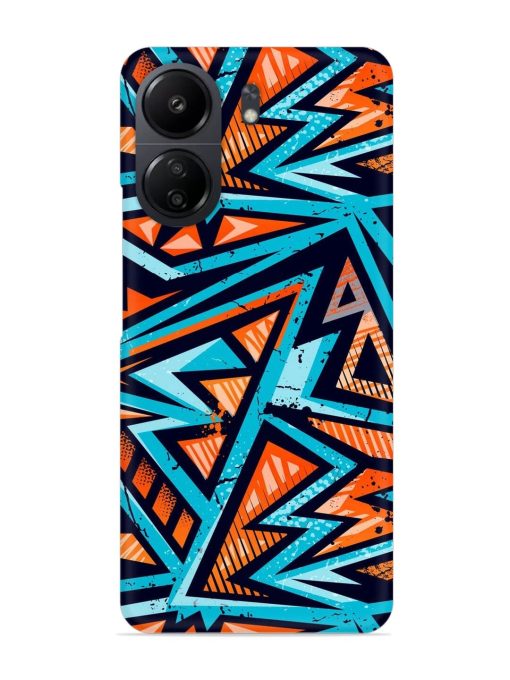 Abstract Seamless Grunge Snap Case for Poco C65