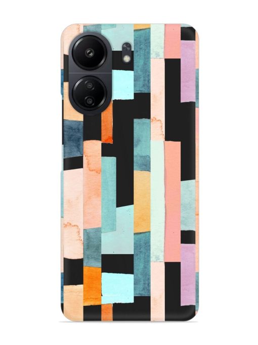 Geometric Seamless Pattern Snap Case for Poco C65