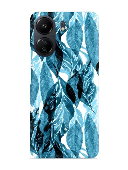 Leaves Pattern Jungle Snap Case for Poco C65 Zapvi