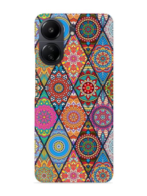 Seamless Tile Pattern Snap Case for Poco C65