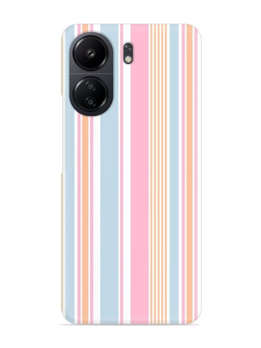 Stripe Seamless Pattern Snap Case for Poco C65 Zapvi