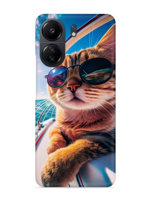 Cat In Style Snap Case for Poco C65 Zapvi