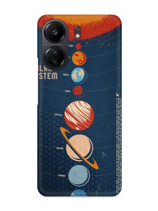 Solar System Vector Snap Case for Poco C65