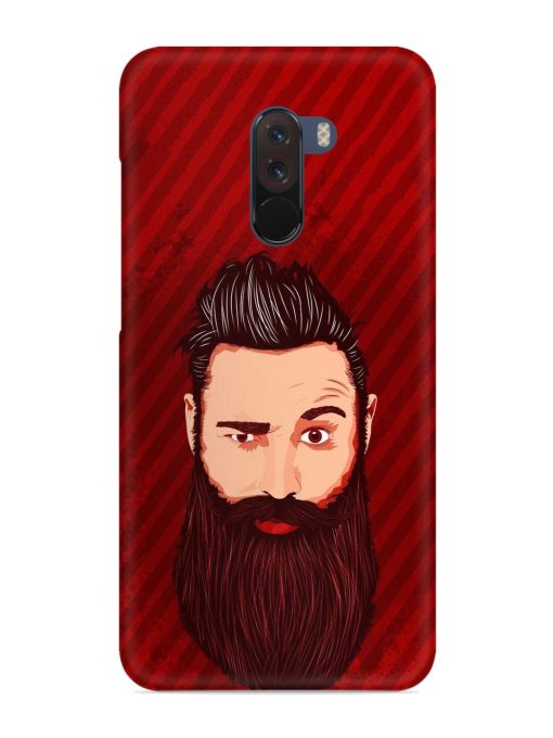 Beardo Man Snap Case for Poco F1 Zapvi