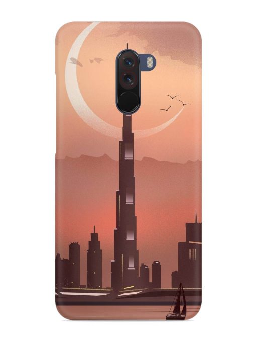 Landmark Burj Khalifa Snap Case for Poco F1 Zapvi