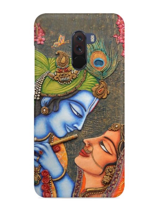 Lord Radha Krishna Flute Art Snap Case for Poco F1 Zapvi