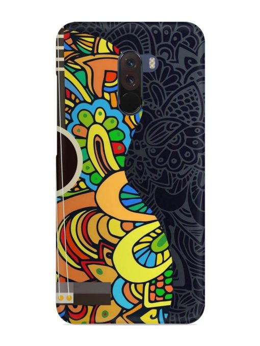 Guitar Vector Art Snap Case for Poco F1 Zapvi