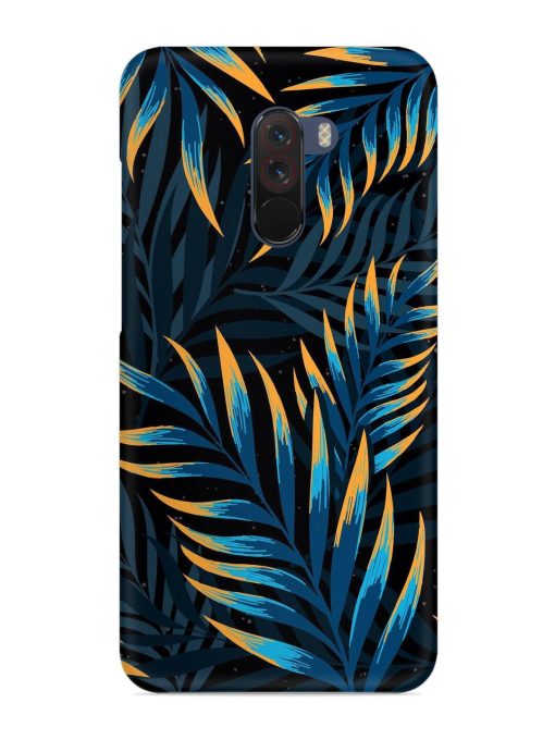 Abstract Leaf Art Snap Case for Poco F1 Zapvi