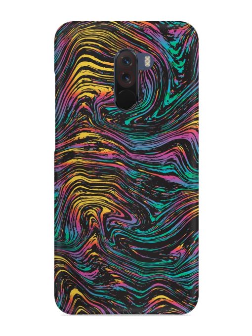 Abstract Liquid Colors Snap Case for Poco F1