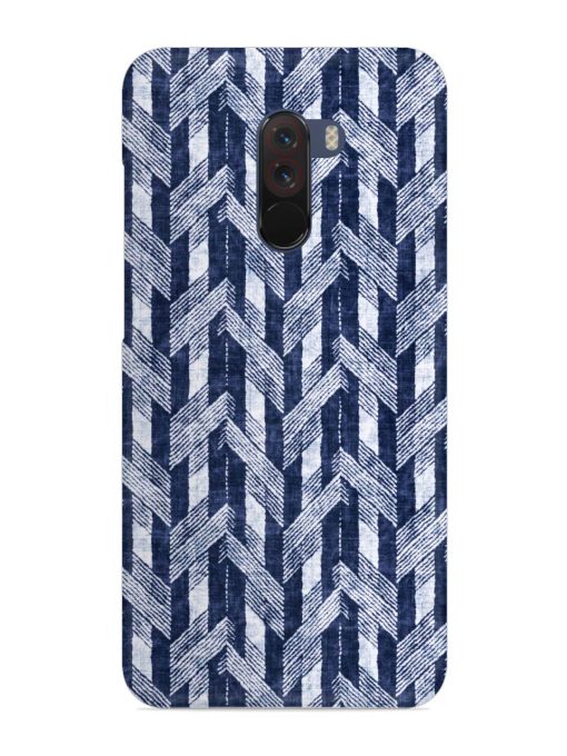 Abstract Herringbone Motif Snap Case for Poco F1