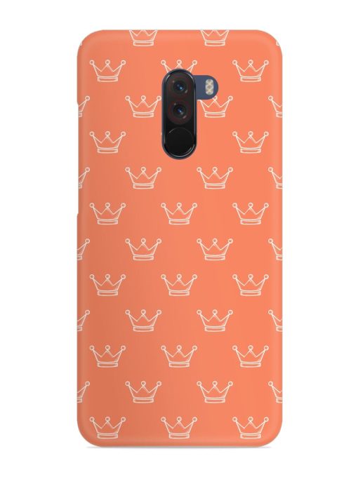 Hand Drawn Crown Snap Case for Poco F1