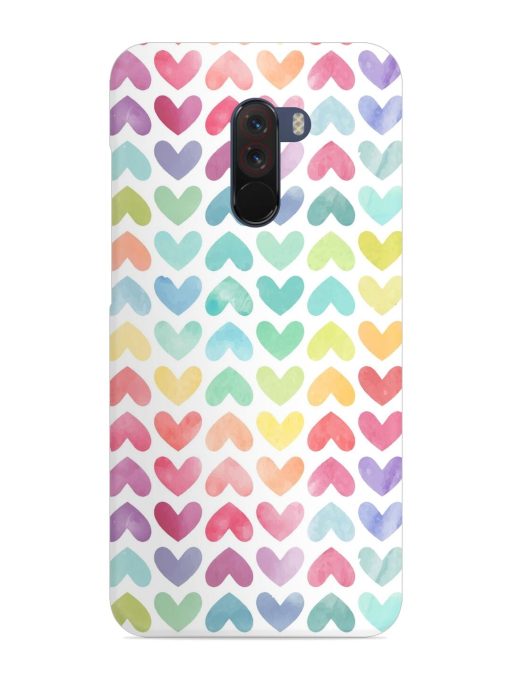 Seamless Colorful Watercolor Snap Case for Poco F1