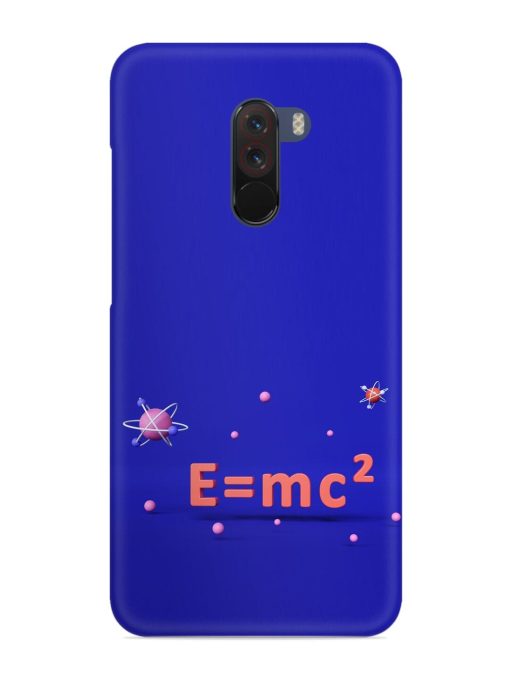 Formula Relativity Equation Snap Case for Poco F1 Zapvi