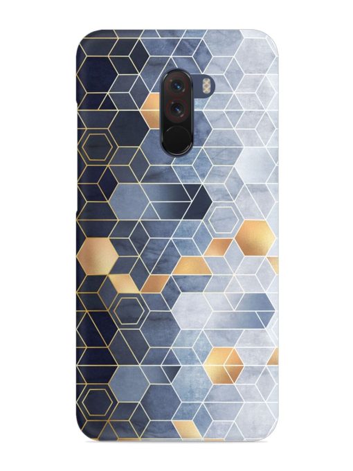 Geometric Abstraction Hexagons Snap Case for Poco F1